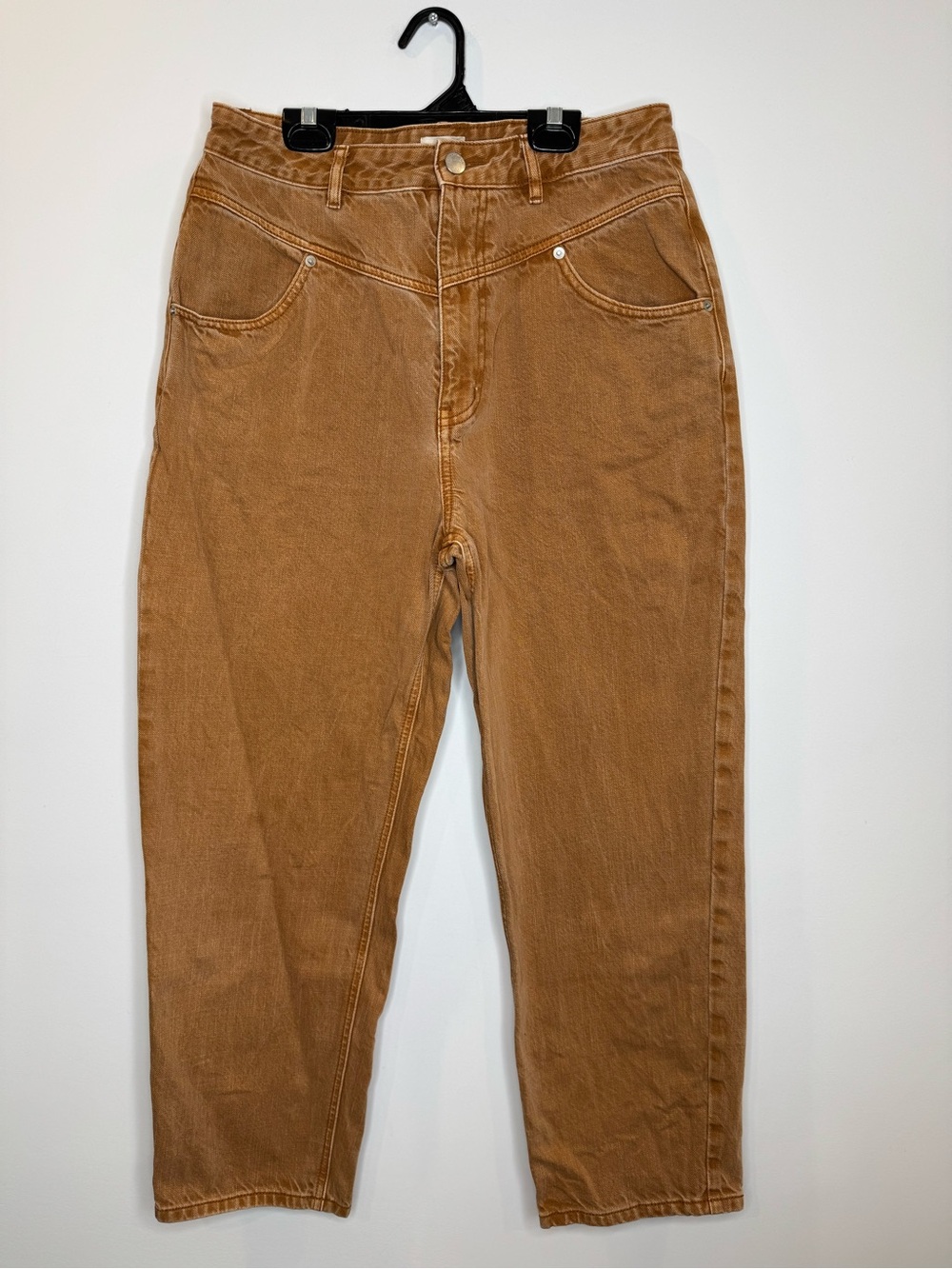 Gorman High-Waist rust denim large legs sz 14